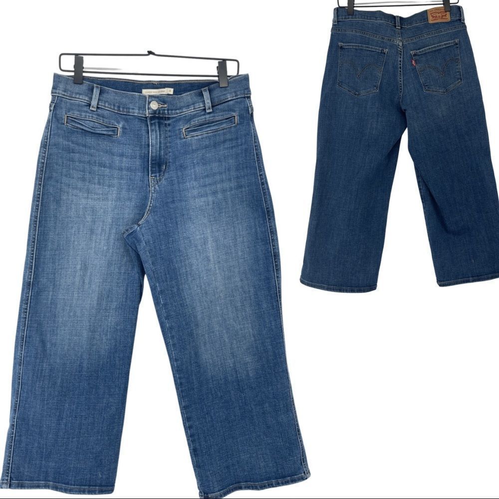 Levi’s Classic Crop Wide Leg Jeans | Size 8 | Like New